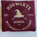Wizard School Embroidered Wizarding World Inspired Cozy HP Magical T-Shirts, Hoodie, Sweatshirt