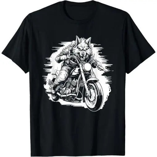 Wolf Motorcycle Animal Wolves Wildlife Wolf Made USA T-Shirts, Hoodie, Sweatshirt