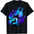 Wolf Paws Galaxy Wild Lone Wolves Stars Moon Wolf T-Shirt Hoodie, Sweatshirt | GrindPrints.com