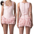 Women Bodysuit, Sleeveless Square Neck Lace PatchworkSummer Romper Clubwear T-Shirts, Hoodie, Sweatshirt | GrindPrints.com