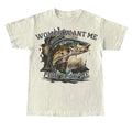 Women Want Me Fish Fear Me Vintage T-Shirt, Retro Drawing T Shirt, Meme T Shirt, Sarcastic T Shirt, Unisex Tee, Fisher...