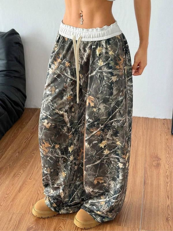 Women's All Over Print Sweatpants, Casual Comfy Trousers for Daily Wear, Ladies Bottoms for Fall & Winter T-Shirts,...