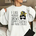 Women's Cartoon & Letter Print Crewneck Long Sleeve Sweatshirt, Back To School Outfits, Lady Casual Soft Comfort Fashion...