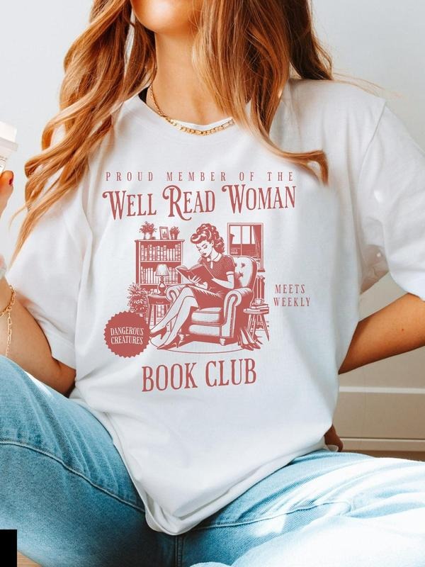 Cartoon & Letter Print Round Neck Vintage Casual Daily Summer Clothes T-Shirts, Hoodie, Sweatshirt