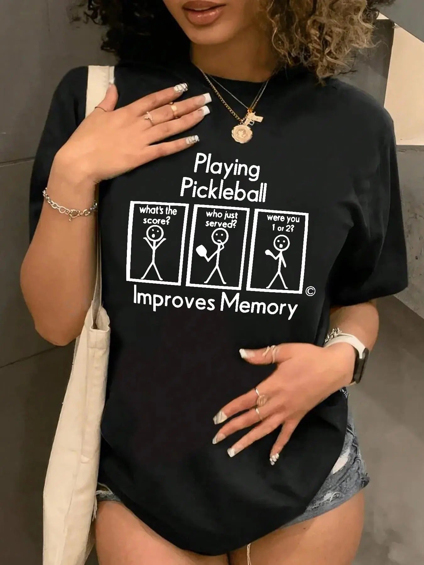 Women's Cartoon Graphic Print Round Neck Tee, Fashion Casual Short Sleeve T-shirt, Ladies Summer Clothes for Daily Wear...