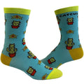 Women's Catcus Socks Funny Pet Cat Kitty Animal Lover Cactus Desert Graphic Novelty Footwear Funny Graphic Socks...