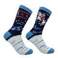 Women's Christmas Is Magical Socks Funny Sarcastic Christmas Graphic Footwear Funny Graphic Socks Comfortable Fitted...