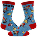 Gnope Socks Funny Fantasy Mushroom Gnome Fairy Tale Novelty Footwear Funny Socks Comfortable Fitted Spandex Cotton T-Shirts, Hoodie, Sweatshirt