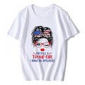 Women's Graphic Tee Tshirt I'm Still a Trump Girl Fun Saying Short Sleeve O-Neck Top White Large Graphic Tee Tops...