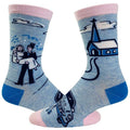 Women's Just Married Socks Cute Wedding Day Bride Groom Big Day Engagement Graphic Footwear Funny Graphic Socks...