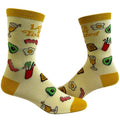 Women's Let's Get Toasted Socks Funny Boozy Brunch Breakfast Drunk Graphic Novelty Footwear Funny Graphic Socks...