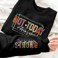 Letter & Heart Print Round Neck Casual Long Sleeve Crew Neck Spring & Fall Top Daily T-Shirts, Hoodie, Sweatshirt