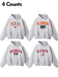 Women's Letter Print Drop Shoulder Hoodie, Fashion Casual Drawstring Pocket Hooded Sweatshirt for Daily Holiday Outdoor...