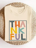 Women's Letter Print Round Neck Tee, Fashion Casual Crew Neck T-Shirt for Daily Holiday Vacation Outdoor Wear, Ladies...
