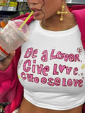 Women's Letter Print Round Neck Tee, Fashion Casual Crew Neck T-Shirt for Daily Holiday Vacation Outdoor Wear, Ladies...