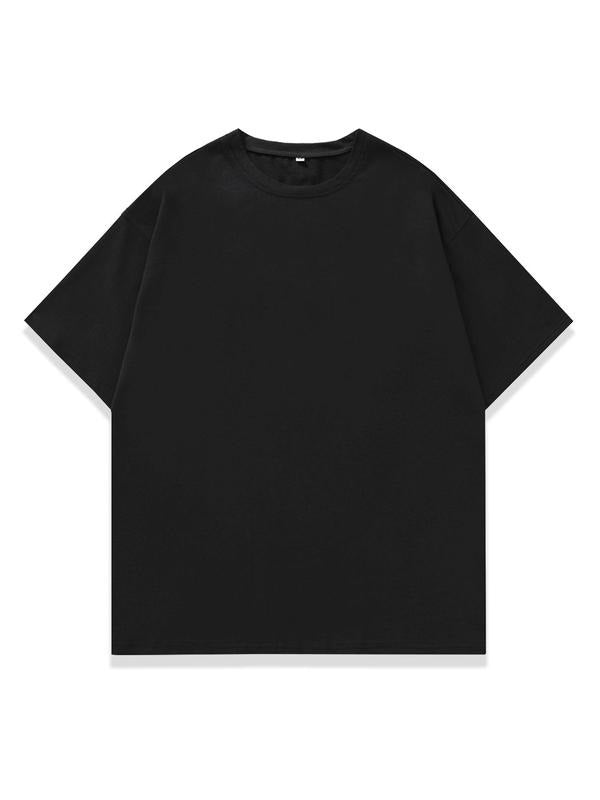 Women's Letter Print Round Neck Tee, Trendy Casual Short Sleeve Crew Neck T-Shirt for Daily Wear, Ladies All Seasons...