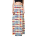 Women's Long Skirts Plaid Elastic Waist A-line Skirts Spring Summer Casual Skirts Streetwear Cotton Womenswear T-Shirts,...