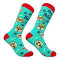 Women's My Dog Thinks I'm Cool Socks Funny Pet Lover Novelty Cute Graphic Funny Graphic Socks Comfortable Fitted Spandex...