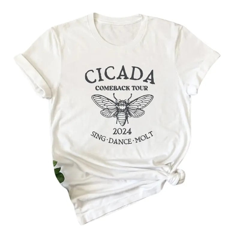 Women's The Cicadas Comeback Tour Shirt, The Cicadas Sing 2024 Shirt, Gift for Nature Lover, Men's Goblincore Shirt,...