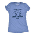 Womens All City Snowball Fight Champion 1988 T Shirt Funny Winter Snow Graphic Vintage Tee Funny Womens T Shirts Cute...