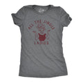 Womens All The Jingle Ladies T Shirt Funny Xmas Party Single Dating Tee for Girls Funny Womens T Shirts Cute Slimming Top...