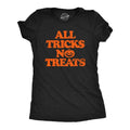 All Tricks No Treats Funny Halloween Naughty Jack O Lantern Funny Cute Slimming Top Comfortable Soft Womenswear Halloween Tops Funny Sarcastic Black T-Shirts, Hoodie, Sweatshirt