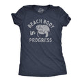 Womens Beach Body In Progress T Shirt Funny Big Chubby Manitee Tee For Ladies Funny Womens T Shirts Cute Slimming Tees...