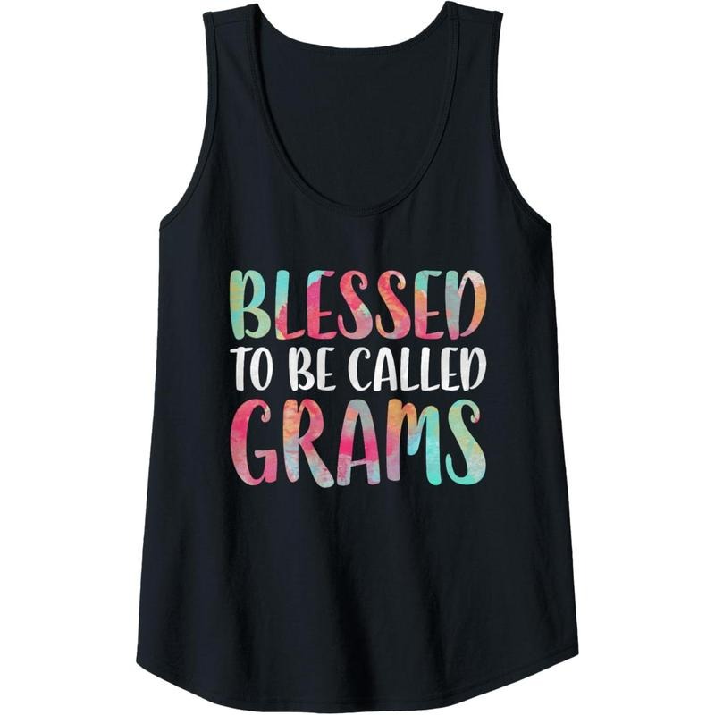 Womens Blessed To Be Called Grams T-Shirt Mother's Day Shirt Tank Top Hoodie, Sweatshirt | GrindPrints.com