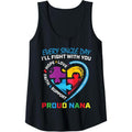 Womens Blue Puzzle Heart Sayings Proud Nana Autism Awareness Women Tank Top MADE IN USA T-Shirts, Hoodie, Sweatshirt