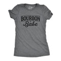 Womens Bourbon Babe T Shirt Funny Whiskey Drinking Party Novelty Graphic Tee Funny Womens T Shirts Cute Slimming Top...