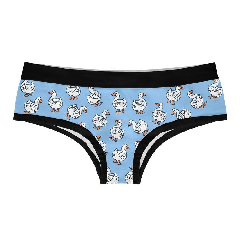 Womens Butt Quack Panties Funny Duck Joke Graphic Bikini Brief Underwear for Ladies Funny Underwear for Women Sarcastic ...