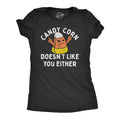 Womens Candy Corn Doesnt Like You Either T Shirt Funny Halloween Treat Joke Tee For Ladies Funny Womens T Shirts Cute...