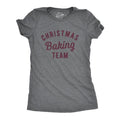 Womens Christmas Baking Team T Shirt Funny Xmas Party Family Novelty Graphic Tee for Ladies Funny Womens T Shirts Cute...