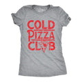 Womens Cold Pizza Club T Shirt Funny Awesome Leftover Pizza Slice Lovers Tee For Ladies Funny Womens T Shirts Cute...