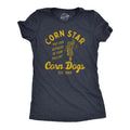 Womens Corn Star Corn Dogs T Shirt Funny Hot Dog Adult Joke Tee For Ladies Funny Womens T Shirts Cute Slimming Top...