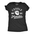 Womens Cuddle Monster T Shirt Funny Snuggling Hugging Joke Tee for Ladies Funny Womens T Shirts Cute Slimming Top...