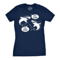 Womens Da-Dum Da-Dum Shark T Shirt Funny Summer Vacation Tee for Ladies Funny Womens T Shirts Cute Slimming Top...