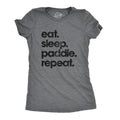 Womens Eat Sleep Paddle Repeat T Shirt SUP Stand Up Paddle Board Tee Funny Womens T Shirts Cute Slimming Top Comfortable...