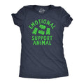 Womens Emotional Support Animal T Shirt Funny Mental Health Gummy Bear Candy Joke Tee For Ladies Funny Womens T Shirts...