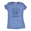 Womens Fluent In Fowl Language T Shirt Funny Swearing Cursing Ducks Joke Tee For Ladies Funny Womens T Shirts Cute...