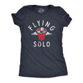 Womens Flying Solo T Shirt Funny Drinking Game Partying Cup Graphic Novelty Tee For Ladies Funny Womens T Shirts Cute...