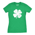 Womens Four Leaf Clover T Shirt Funny Saint Patricks Day Shamrock Lucky Irish Funny Womens T Shirts Cute Slimming Top...