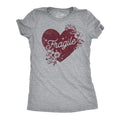 Womens Fragile Heart T Shirt Funny Valentines Day Delicate Sensitive Joke Tee for Ladies Funny Womens T Shirts Cute...