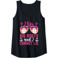 Womens Funny Boating Yacht Cruise I Like Big Boats And I Cannot Lie Tank Top Made in USAstyle{n002}2 T-Shirts, Hoodie,...