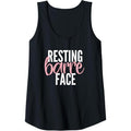 Womens Funny Resting barre face womens tank top shirt | gift idea Tank Top Made in USA Hoodie, Sweatshirt | GrindPrints.com