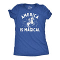 Womens Funny T Shirts America Is Magical Sarcastic Fourth Of July Graphic Tee For Ladies Funny Womens T Shirts Cute...
