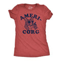 Womens Funny T Shirts Americorg Sarcastic Fourth Of July Dog Graphic Tee For Ladies Funny Womens T Shirts Cute Slimming...