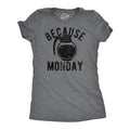 Womens Funny T Shirts Because Monday Coffee Pot Sarcastic Caffeine Lovers Tee For Ladies Funny Womens T Shirts Cute...