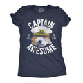 Womens Funny T Shirts Captain Awesome Sarcastic Cute Puppy Graphic Novelty Tee for Ladies Funny Womens T Shirts Cute...