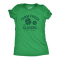 Womens Funny T Shirts Farm Fresh Clovers St Patricks Day Novelty Tee for Ladies Funny Womens T Shirts Cute Slimming Top...